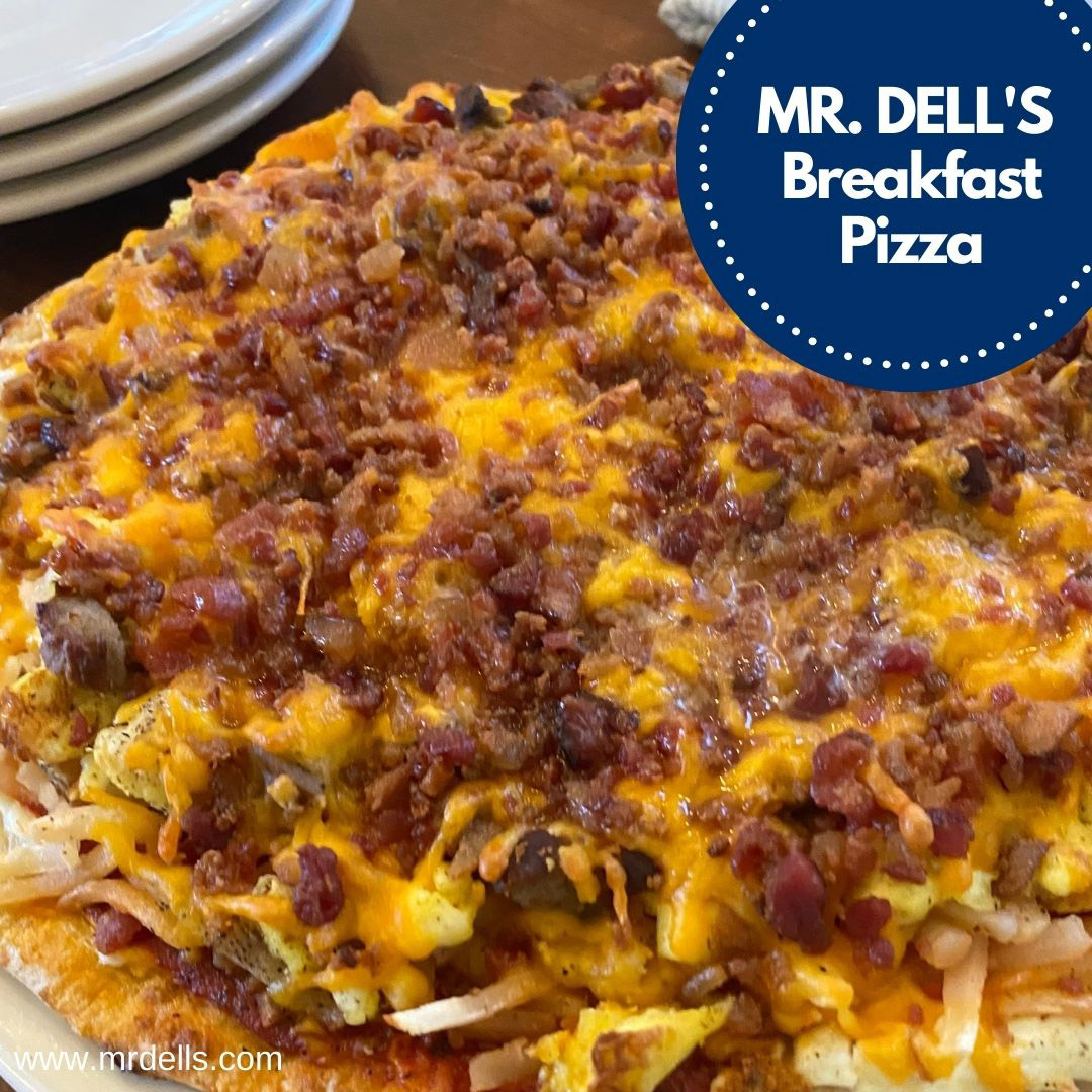 Mr. Dell’s Breakfast Pizza will make any morning even more spud-tacular. Get our recipe and make it tonight. Place in the freezer and bake it in the morning. Find where to buy our all-natural Hash Browns at MrDells.com. ❤🥔 #mrdells #hashbrowns #breakfast