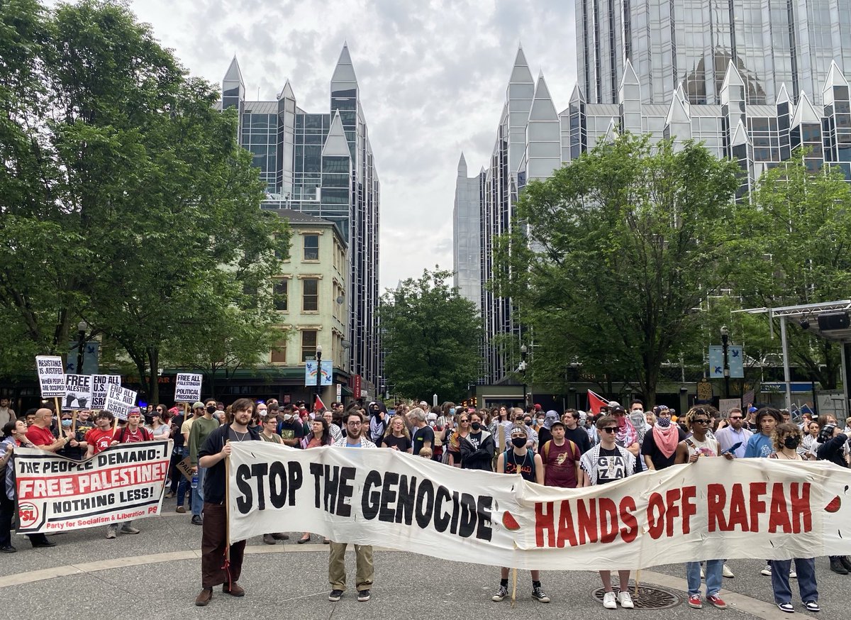 Pittsburgh protests for #Palestine