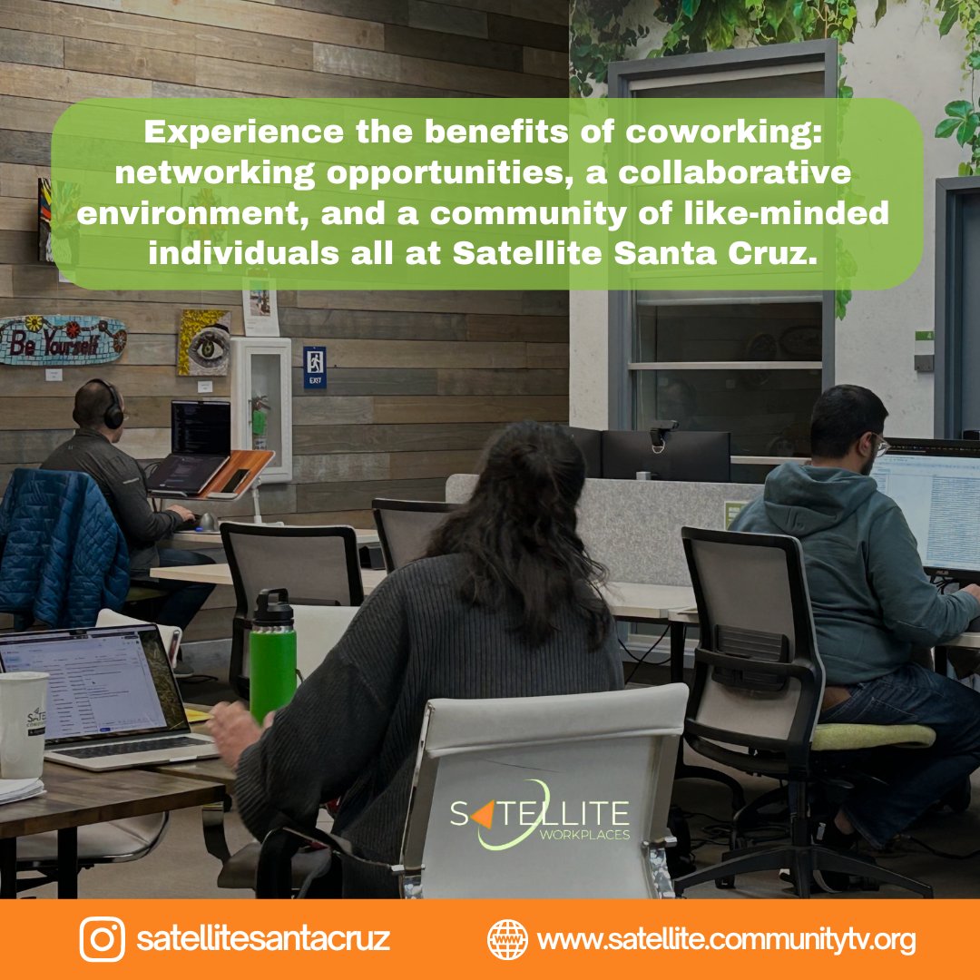 Experience the benefits of coworking: networking opportunities, a collaborative environment, and a community of like-minded individuals all at Satellite Santa Cruz. Elevate your work experience today!
#Santacruz #Satellite #Cowork #Coworkingspace #Santacruz #California #remote