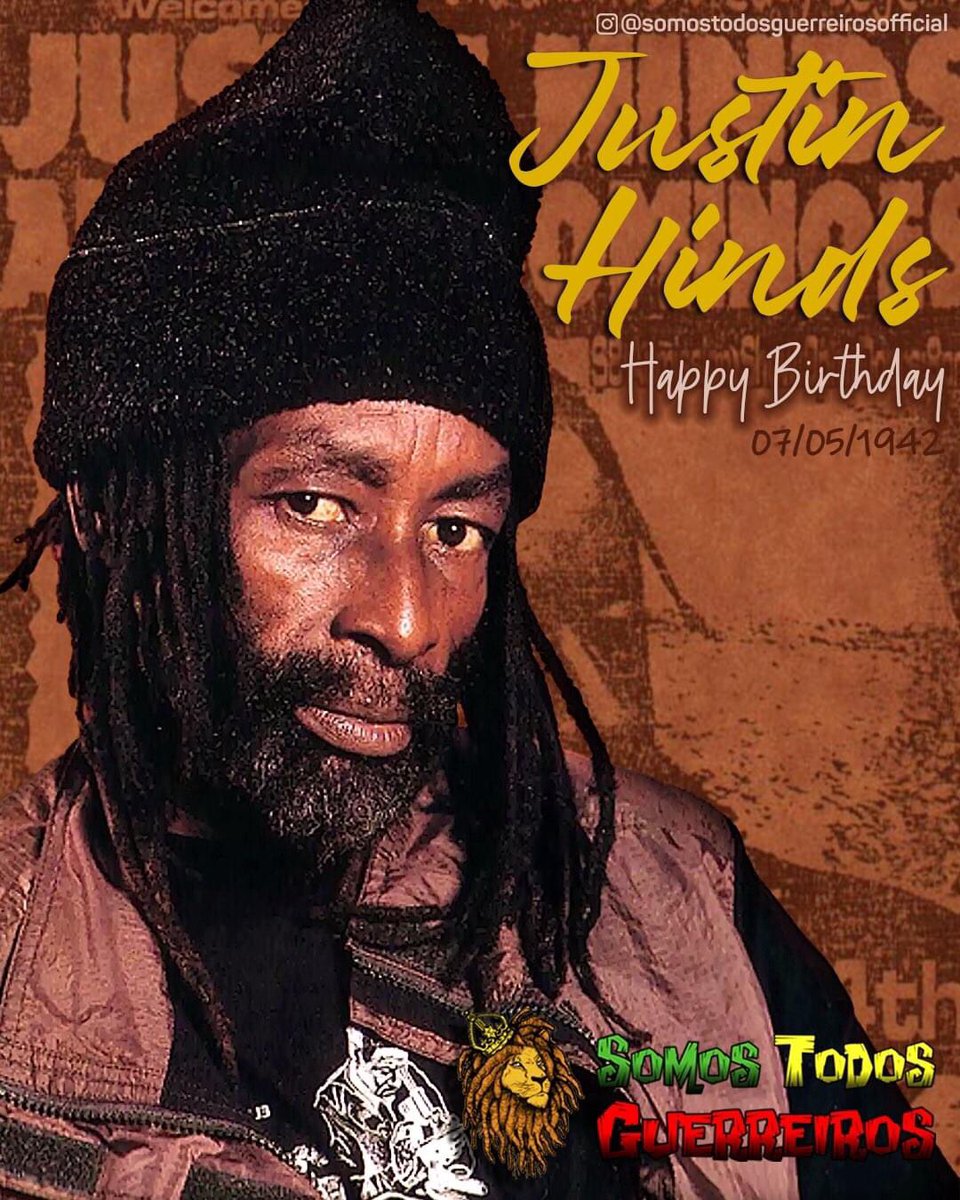 Happy birthday in paradise Mr. Ska aka Justin Hinds. Art by Vetorizei @rnpierre @blazey_blaze @skanationband #Weareallwarriors #porqueoreggaenaopara