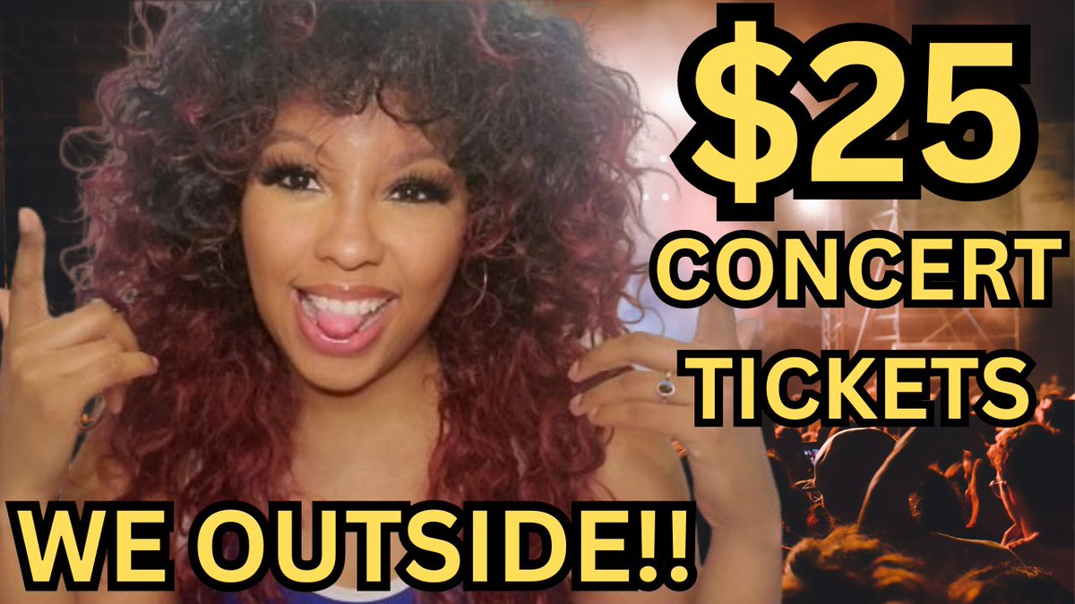 $25 CONCERT TICKETS?!?!? SAVE MONEY ON CONCERT TICKETS THIS WEEK! ➡️ youtu.be/pwdU0dMK3zg ⬅️ - - #savemoney #concert #concertweek #concerts #concert2024 #weoutside