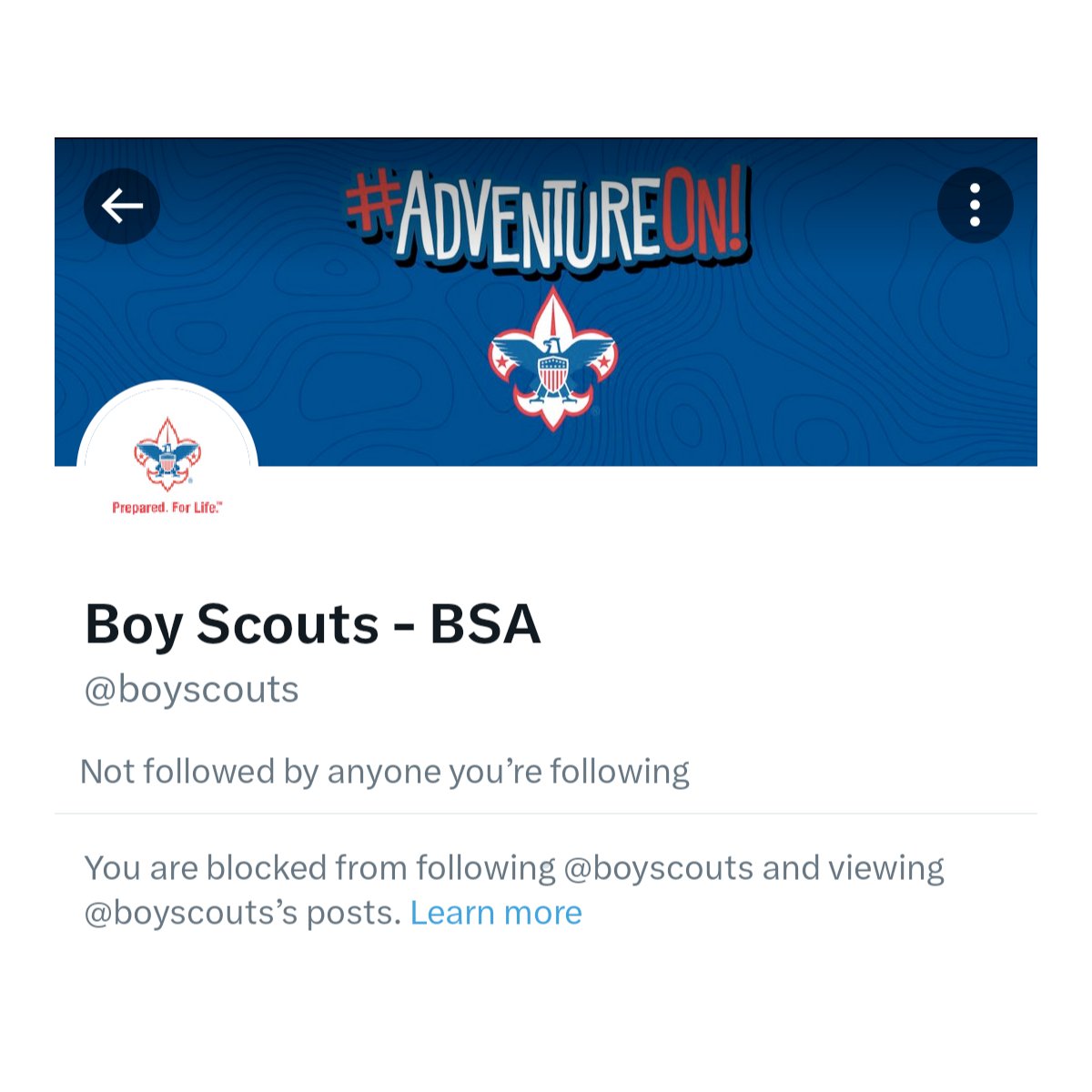 Blocking those who actually pay for the many costs (annual dues, uniforms, activity fees, etc.) associated with scouting is a bold move. Let's see how that pays off for today's 'inclusive' @BoyScouts. #GoWokeGoBroke