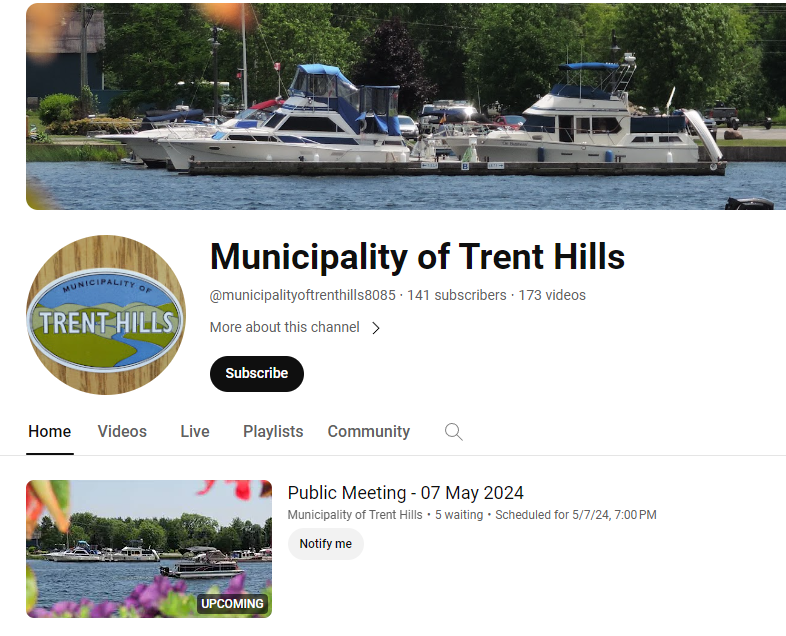 The Live stream for Public Meeting in Trent Hills, Ontario is available here ➡️ youtube.com/watch?v=ImDvPr… #cdnpoli #onpoli #TrentHills #Ontario #firearms