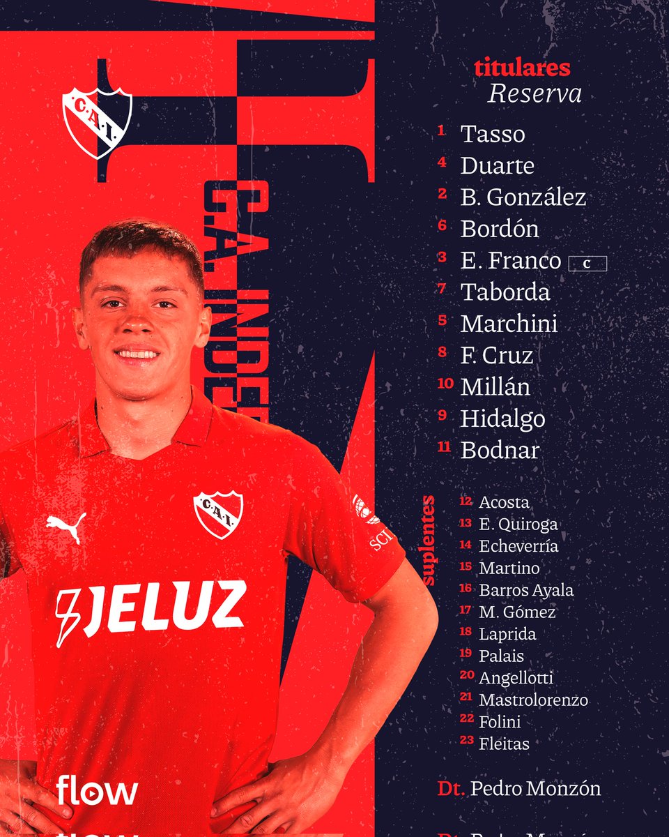 ⏱️ Así va la #Reserva de #Independiente que recibe en el Estadio LDA-REB a Talleres por la fecha 11 de la #CopaProyección, desde las 19 hs. Miralo en vivo ➡️ lpfplay.com #TodoRojo 🔴