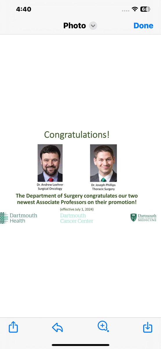 Congratulations <a href="/APLoehrer/">Andrew P. Loehrer</a> and <a href="/jdphillipsMD/">Joseph D. Phillips, MD FACS</a>