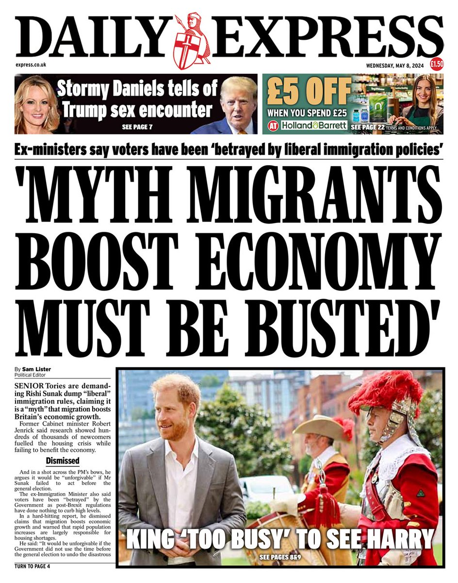 Express shows it's ignorance, big time. Germany trains migrants in language and skills to basically tend for an aging population. The old cannot work and need looking after. So migrants fill the vacancies and the economy thrives. UK could do the same but @Daily_Express