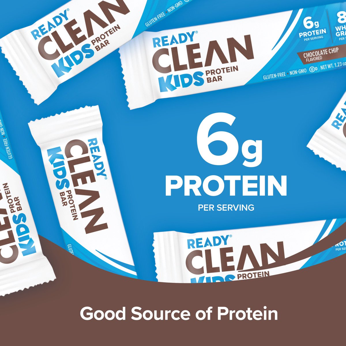 Have you tried the Chocolate Chip Ready® Clean Kids Whole Grain Protein Bars? ➡️ 6g of protein ➡️ 8g of whole grains ➡️ 20% less sugar vs. other leading kids bars Perfect for breakfast, quick energy or snacking on-the-go. Available at @Walmart + Walmart.com 📍