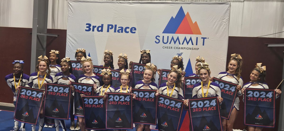 This weekend was spent in Orlando, FL with my granddaughter, Aidan, at the prestigious Cheerleading Summit. One of her teams, Sapphires, placed 4th in their division. The other team, Silk, earned a third place finish. How awesome to be in the top four of teams internationally!!