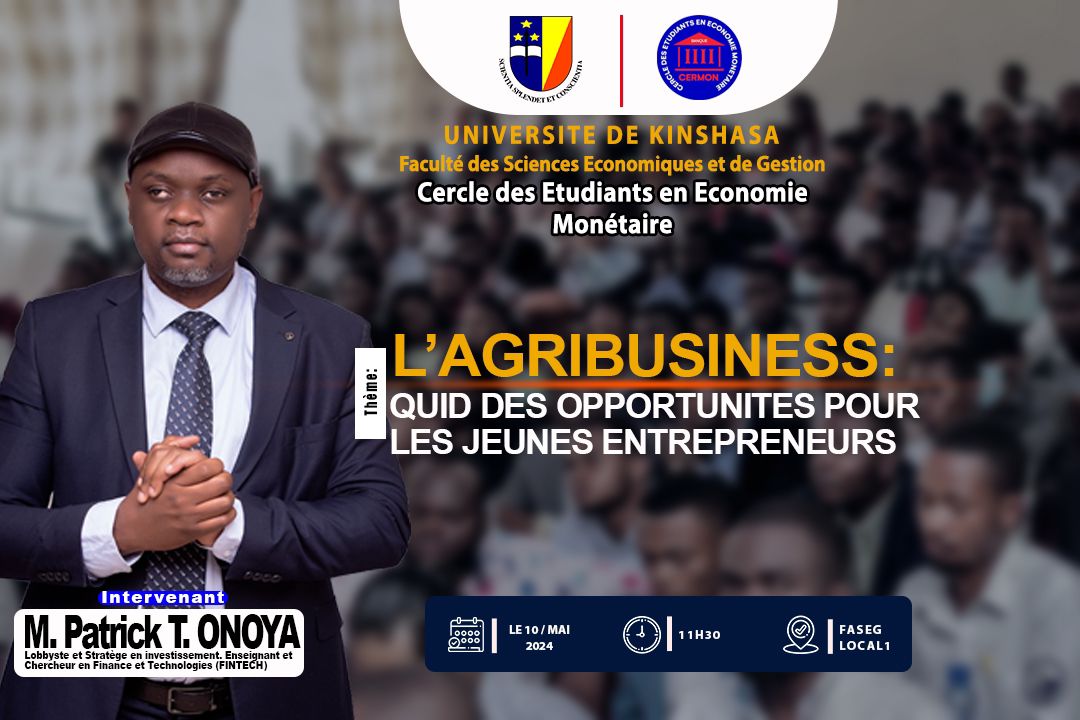 #agribusiness #entreprenariat #jeunesse #congo. @leParrainRDC @Presidence_RDC @Choix1stJo