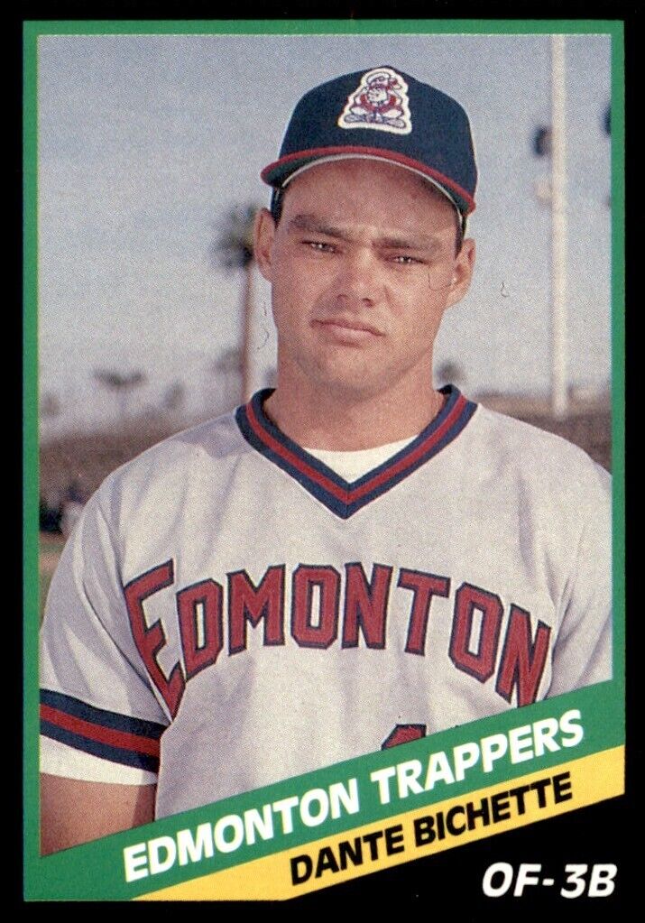 Dante Bichette, 1988 Edmonton Trappers. @Angels