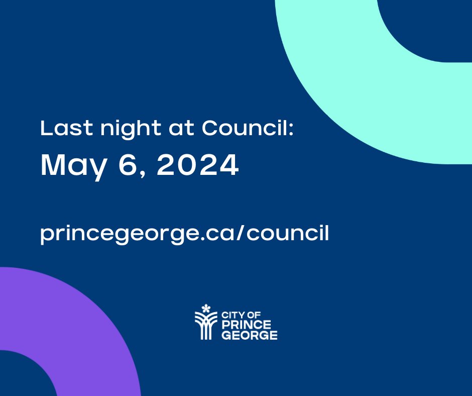 Another Council meeting has come and gone! If you missed it last night, we've got the highlights on our website. Read more: princegeorge.ca/city-hall/news…