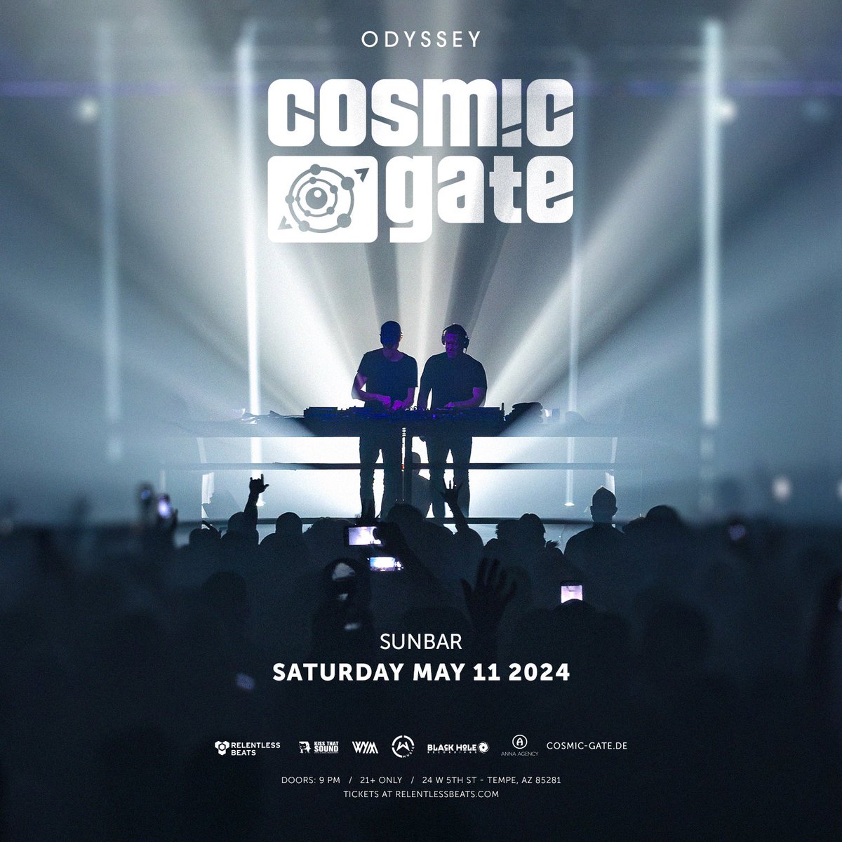 . #TEXAS & #ARIZONA this weekend ✨ tickets cosmic-gate.de/tour-dates/