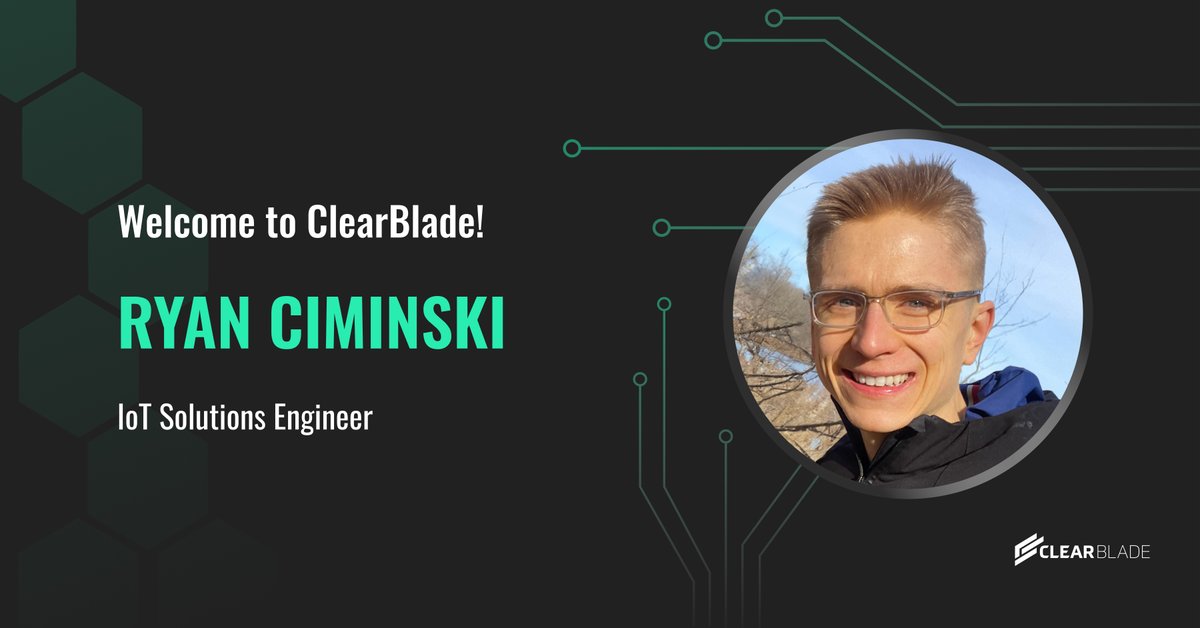 We're thrilled to welcome Ryan Ciminski to the team!