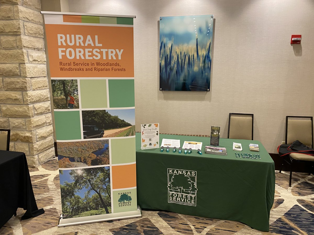Rural Forestry Coordinator Ryan Armbrust recently attended a K-State Research and Extension Farm and Ranch Transition Conference in Manhattan, KS with more than 150 landowners to discuss the landowner resources and forest legacy programs we offer. #trainingtuesday