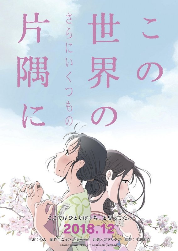 令和6(2024)年5月8日の今日は 『 #アリーテ姫 』上映開始から8,328日目 『 #マイマイ新子と千年の魔法 』上映開始から5,283日目 『 #この世界の片隅に 』上映開始から2,735日目 『 #この世界のさらにいくつもの片隅に 』上映開始から1,602日目