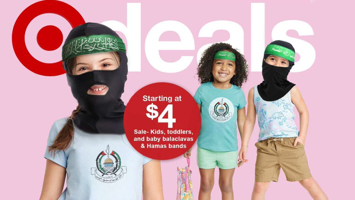 Target Unveils New Line Of Hamas Intifada Wear For Children buff.ly/3UQcQUk