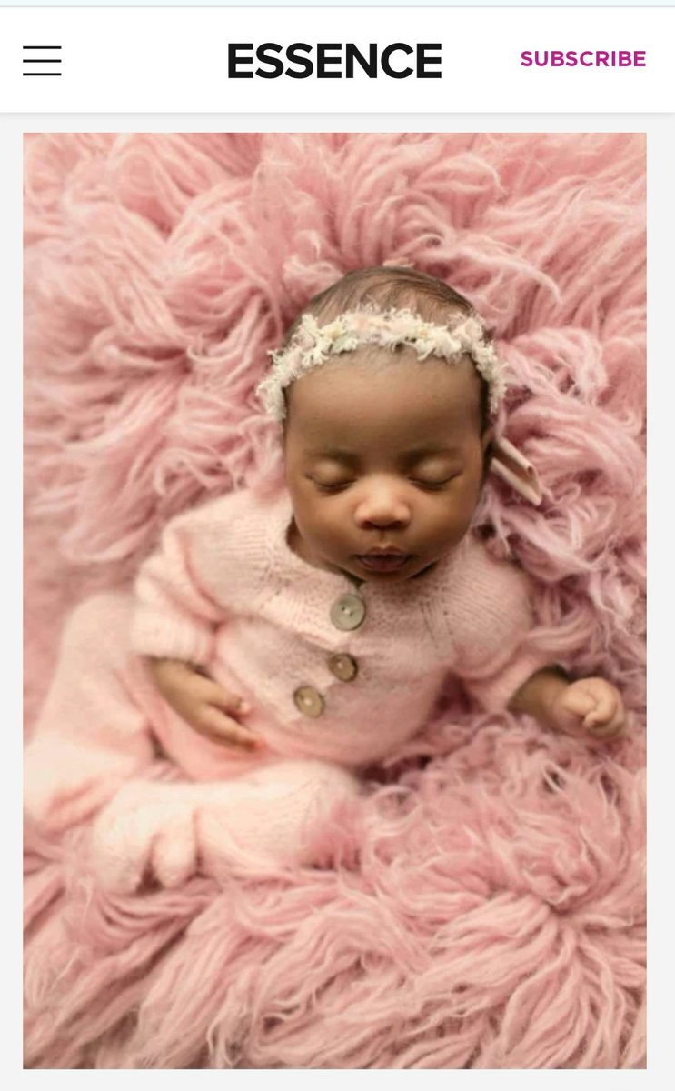 As I look back on this article, I can't believe she's not this tiny anymore! I wasn't the only one featured in @Essence! 💕💕😘😘🥰🥰❤️❤️ #EssenceMagazine #BabyLove #MothersDayLoading #Blessings  #BelleCollective