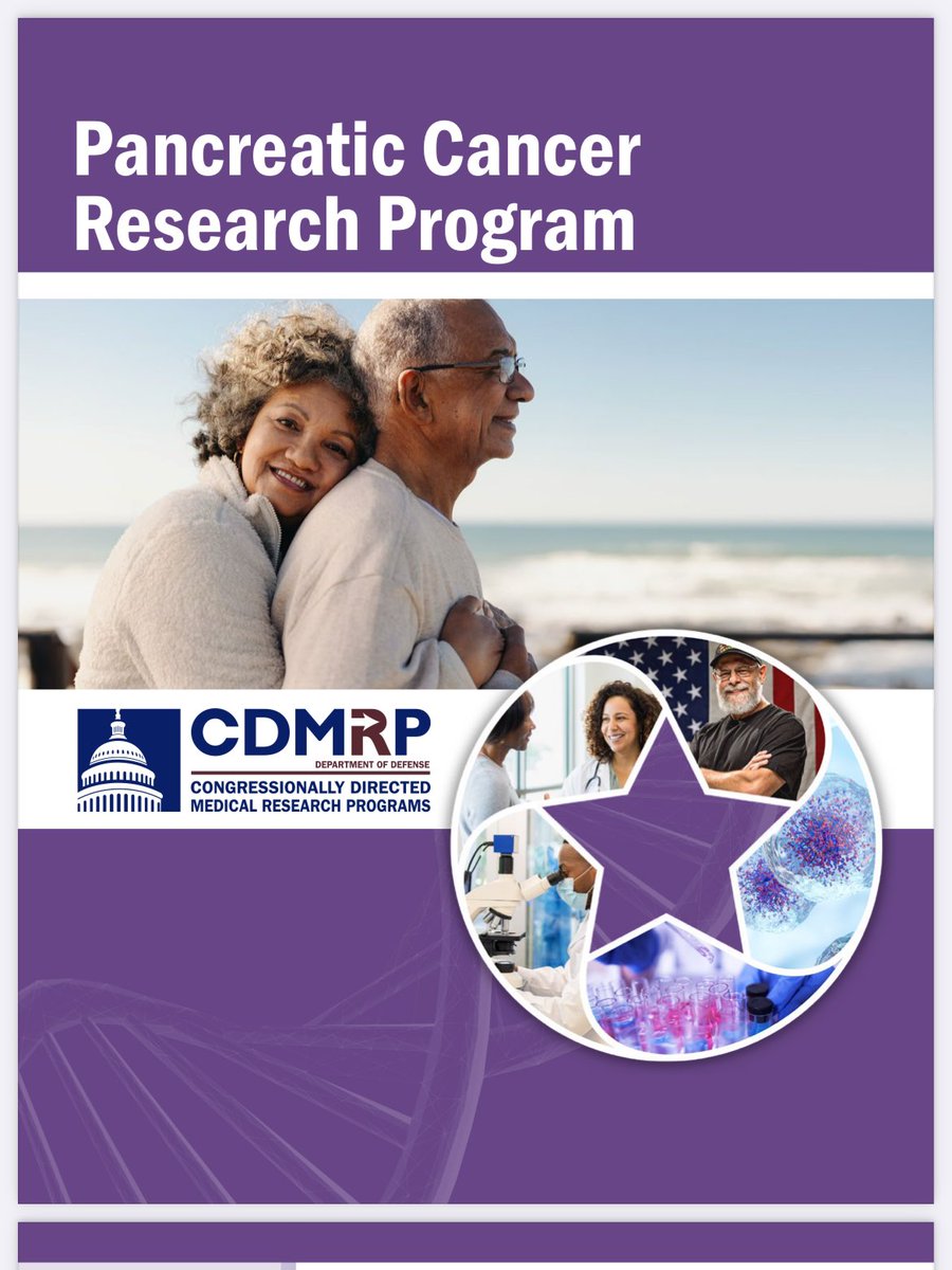🚨 The @CDMRP #PancreaticCancer Research Program (PCARP) FY24 RFA has been released with pre-applications due on June 28 for the IDEA and TRPA mechanisms. Link below: cdmrp.health.mil/funding/pcarp @PanCAN @letswinpc