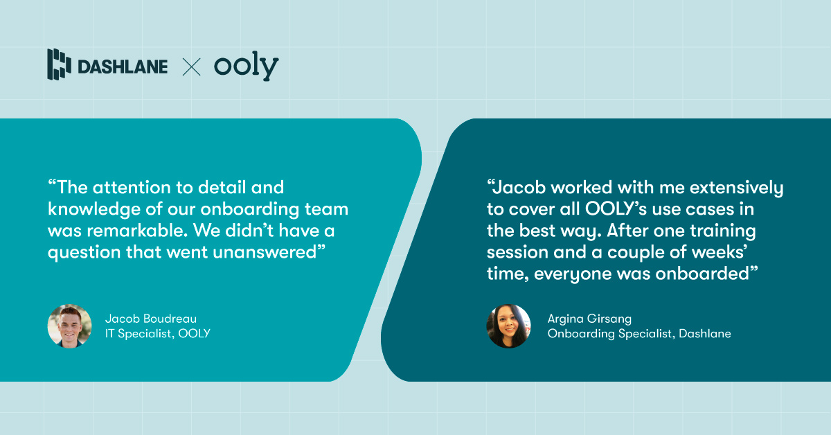 When you’re adding a new tool into your already busy schedule, good onboarding support is the key to frustration-free implementation. Here’s why OOLY trusts Dashlane and only Dashlane with their password security. Learn more: bit.ly/3RFA9hY