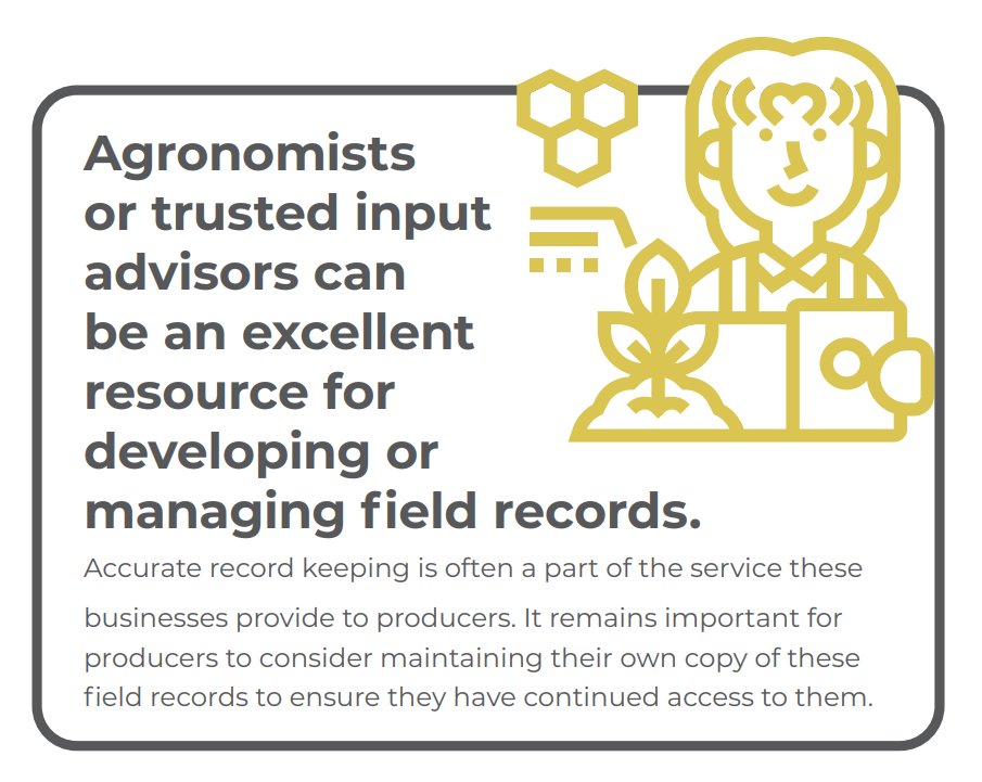 #FieldRecords are one of the best ways to manage #ResistantWildOat populations. A trusted #Agronomist can help you develop accurate records. 

For more helpful tips follow @RWildOat and check out their Field Records resource tinyurl.com/FieldRecords

#SaskAg #WildOats #Agronomy