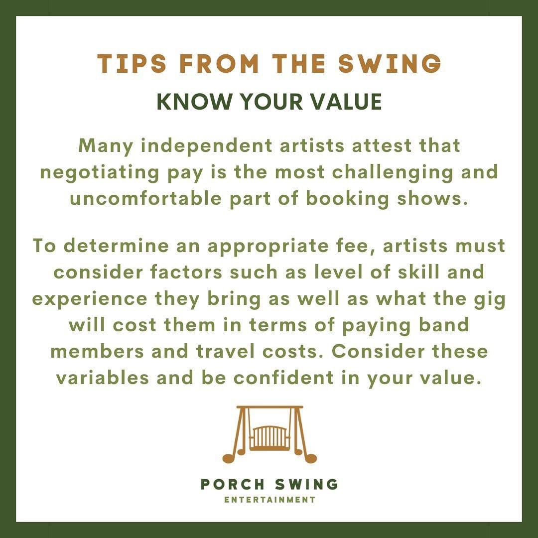 #tipsfromtheswing #musicbusinesstips #tiptuesday