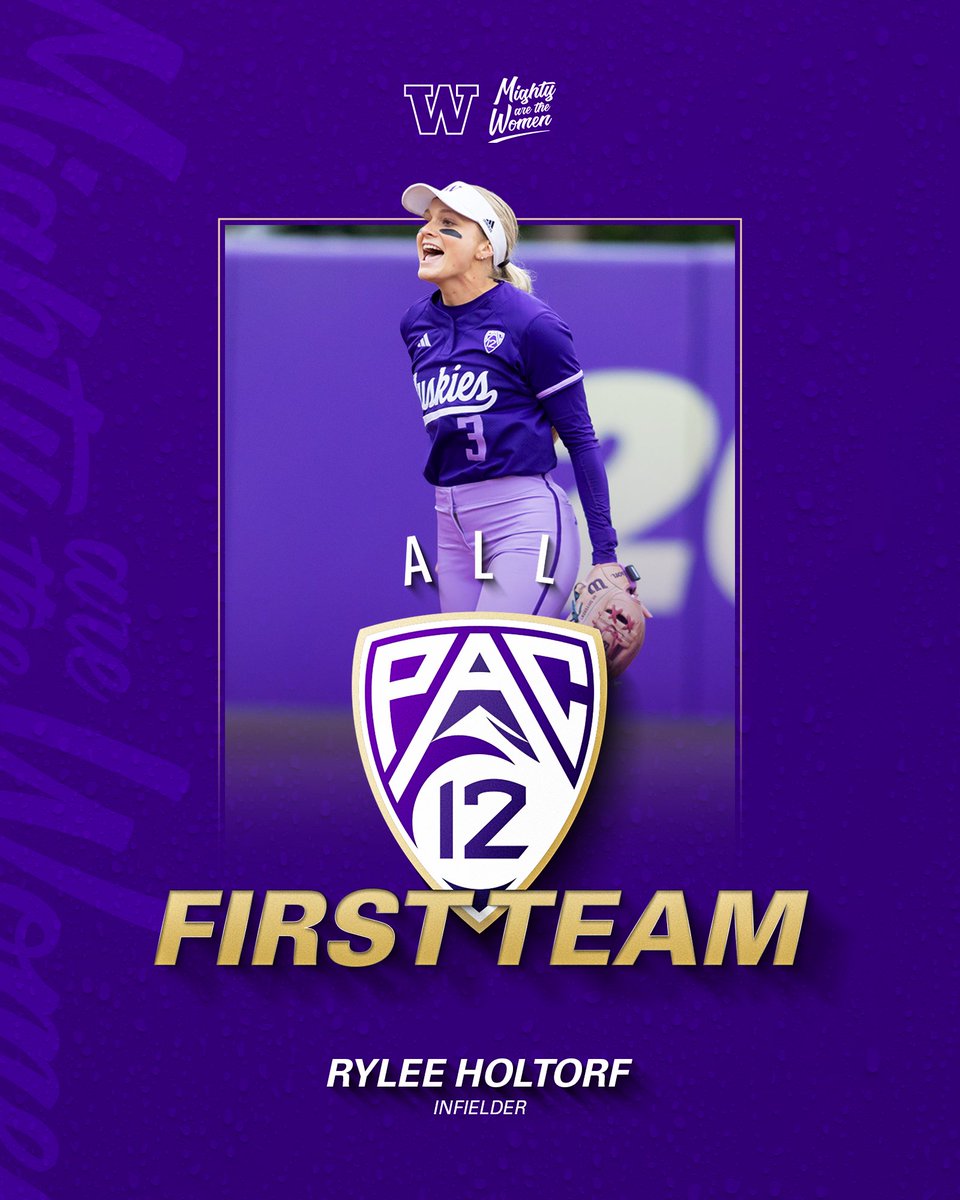 FIRST TEAM ALL-PAC-12 🏆

<a href="/ryleeholtorf/">rylee holtorf</a> has earned first team all-conference honors after posting a .348 batting average with 11 home runs!

#MightyAreTheWomen