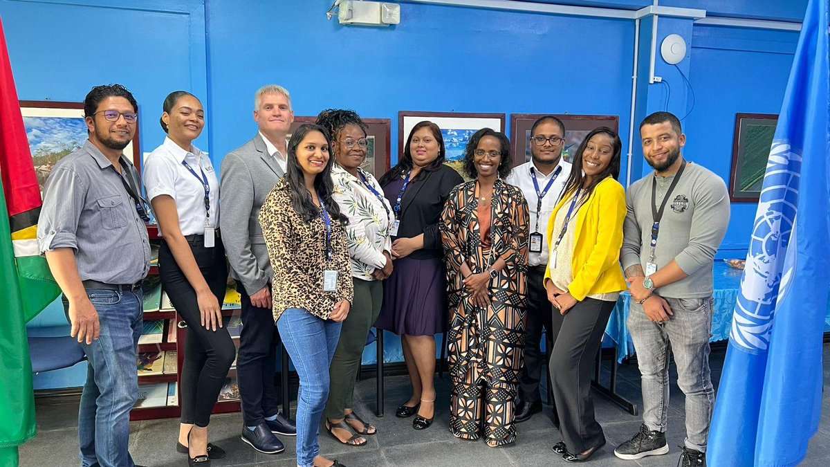 Deputy Coordinator for IOM Caribbean, Eraina Yaw participated in the first strategic meeting of the Resource Management Unit of the Caribbean Coordination Office in Guyana yesterday. #Caribbean #MigrationManagement #ReducedInequalities #ResourceManagement #strategy @AmyEPope
