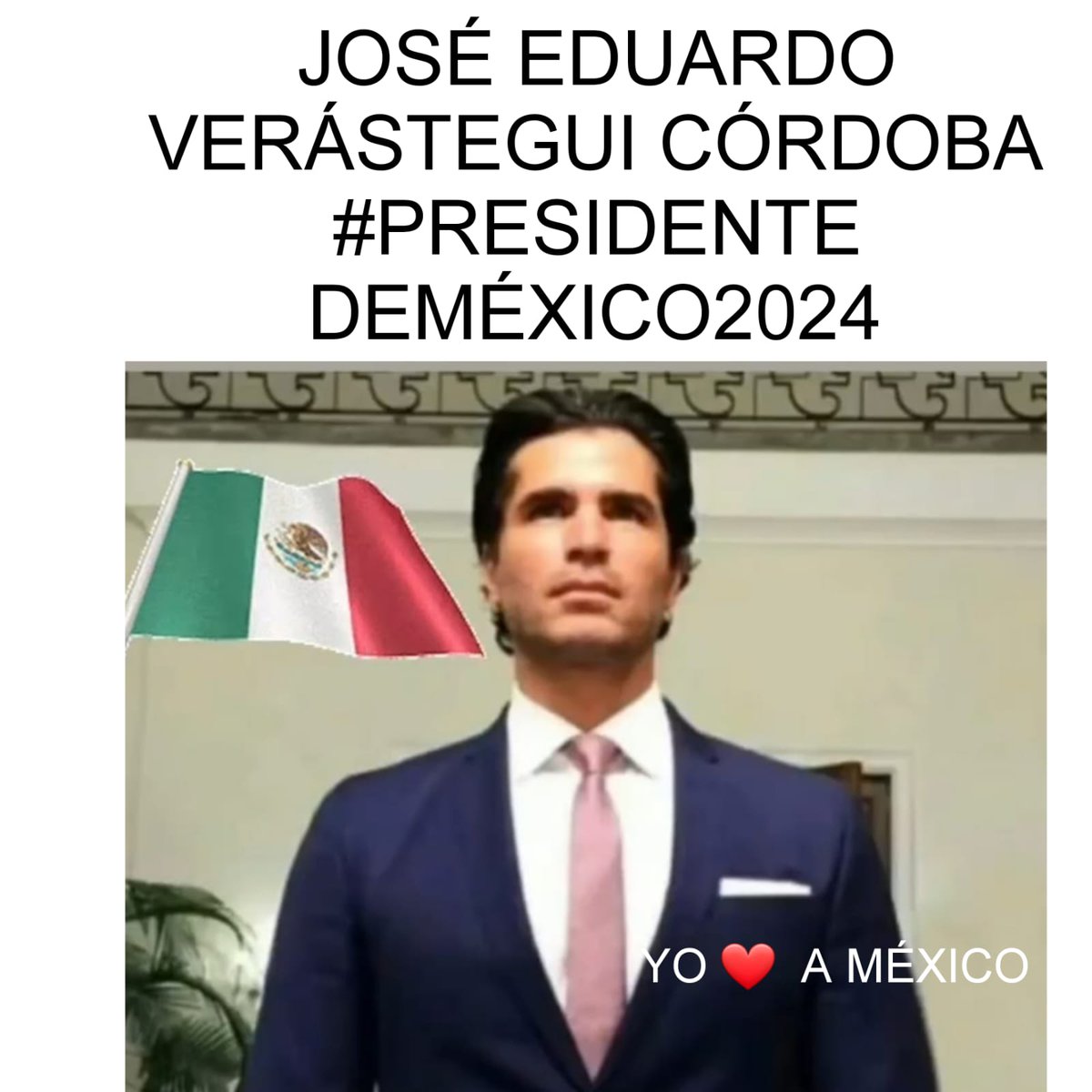 Éste #2deJunio2024  #MiVotoSíVale 
Escribiré  el nombre  de JOSÉ EDUARDO VERÁSTEGUI CÓRDOBA. 
#PRESIDENTEDEMÉXICO2024 
#HombreProVidaProFamilia 
Defensor  desde hace más  dos décadas  de los #DERECHOSHUMANOS 
#LARUTADELALIBERTAD  CON @EVerastegui  #VIVAMÉXICO