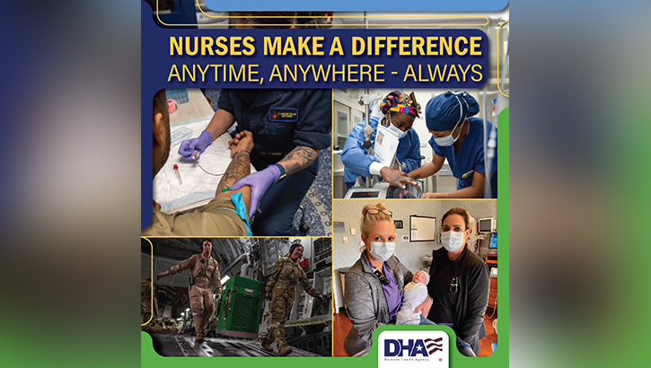 Nurses make a difference daily; Anytime, Anywhere — Always. Discover what the @DoD_DHA and MHS are doing to celebrate #NationalNursesWeek: health.mil/News/Dvids-Art…