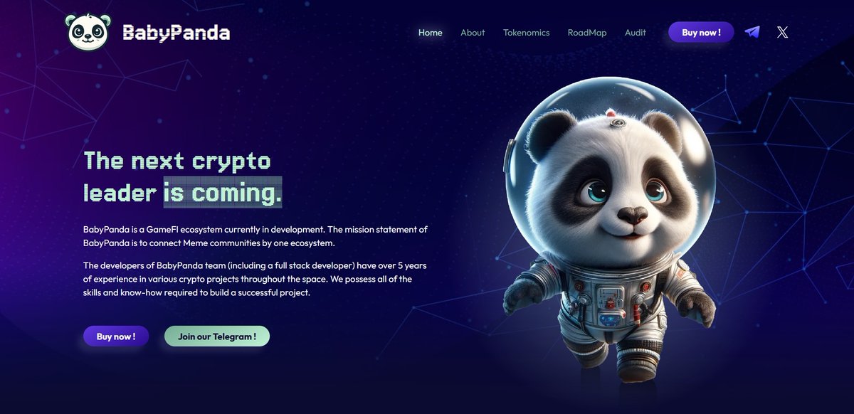 🔥#Pinksale is proud to announce the team from Baby Panda is coming onboard for their #Fairlaunch. 👌 Round the clock support and networking opportunities are available to all projects on Pinksale. 🚀 Check them out below: pinksale.finance/solana/launchp… #SOL #BNB #BTC