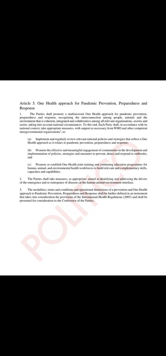BREAKING NEWS - THE WHO LEAK DOCS Thread: New Pandemic Deal Text circulated 2 Diplomats b4 Friday May 10 deadline.'articles 4,5,6,7,11,13,14''Most of the drafts, incl. portions of yellow text,which nearly ready 2b agreed Part 1 scroll📜below @KLVeritas @NassMeryl @Stuckelberger