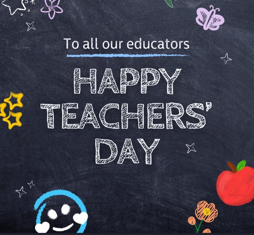 Happy Teachers' Day to all the incredible educators out there! Your dedication shapes futures and inspires dreams. Thank you for all that you do! You are all heroes!🍎✨ #TeachersDay #ThankATeacher