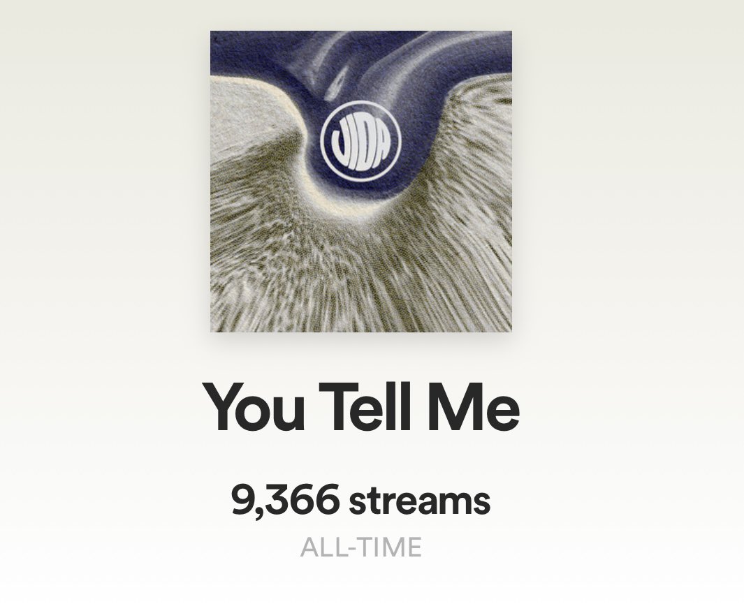 You Tell Me’s nearly at 10k streams on Spotify 🤯

Maaaasssive thank you to all you people that tune in ✌️ 

Get us streamed on yer favourite platform, links below ⬇️ 

linktr.ee/thevidaboys

#vida #youtellme #spotify