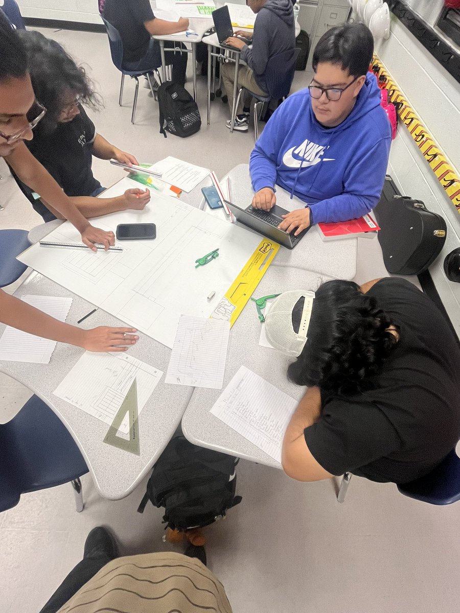 high_scorpion's tweet image. Electrical II completing end of year project. Calculating for a Gazebo including lumber, concret, plumming, and electrical material.#ReptheH,#ScorpionStrong