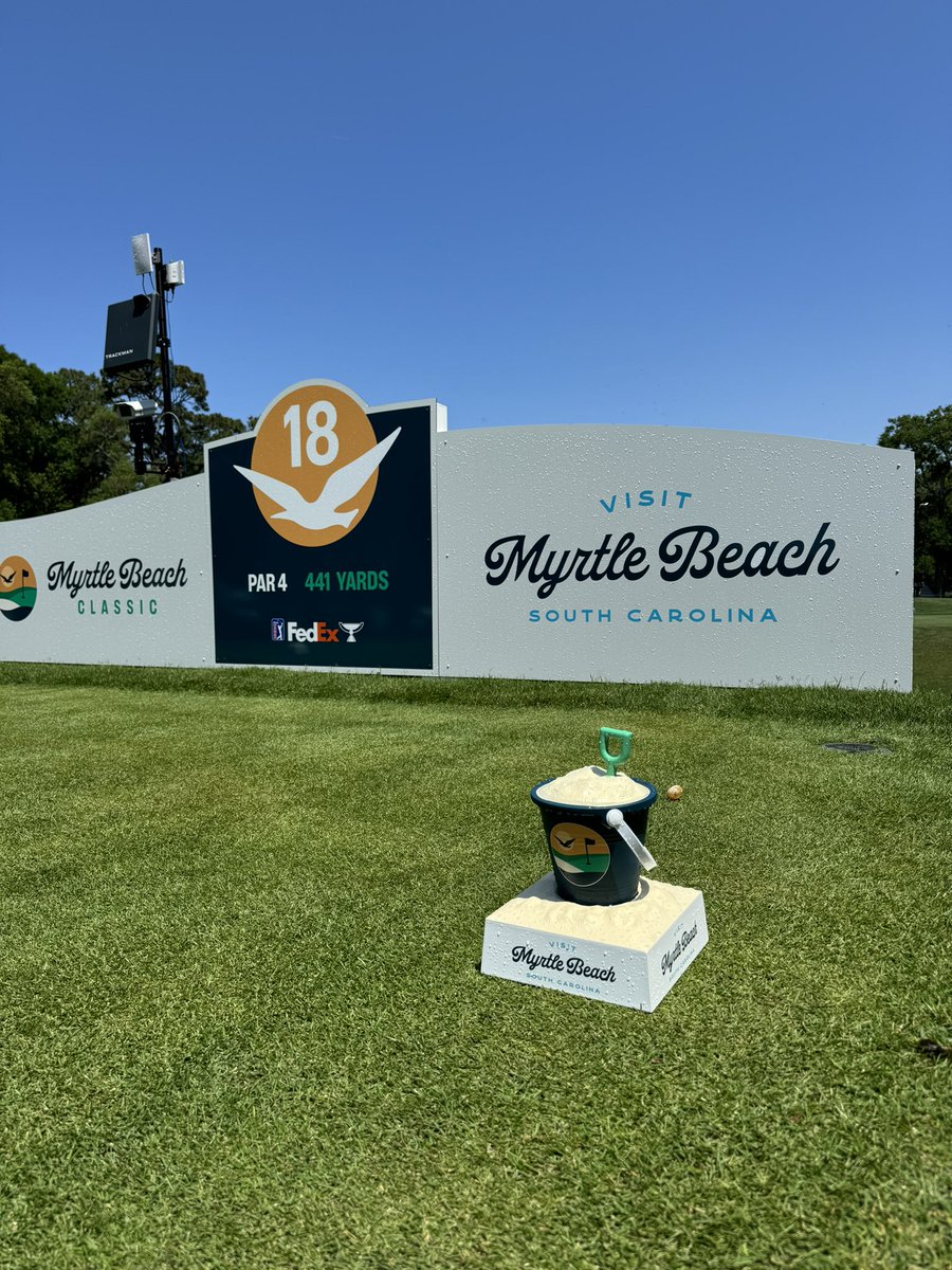 Great, great day at the Myrtle Beach Classic. Hell of a fun week is about to be had. Two concerts, beach vibes, sweet golf & plenty of adult beverages (if you like that sort of thing). Yes please.