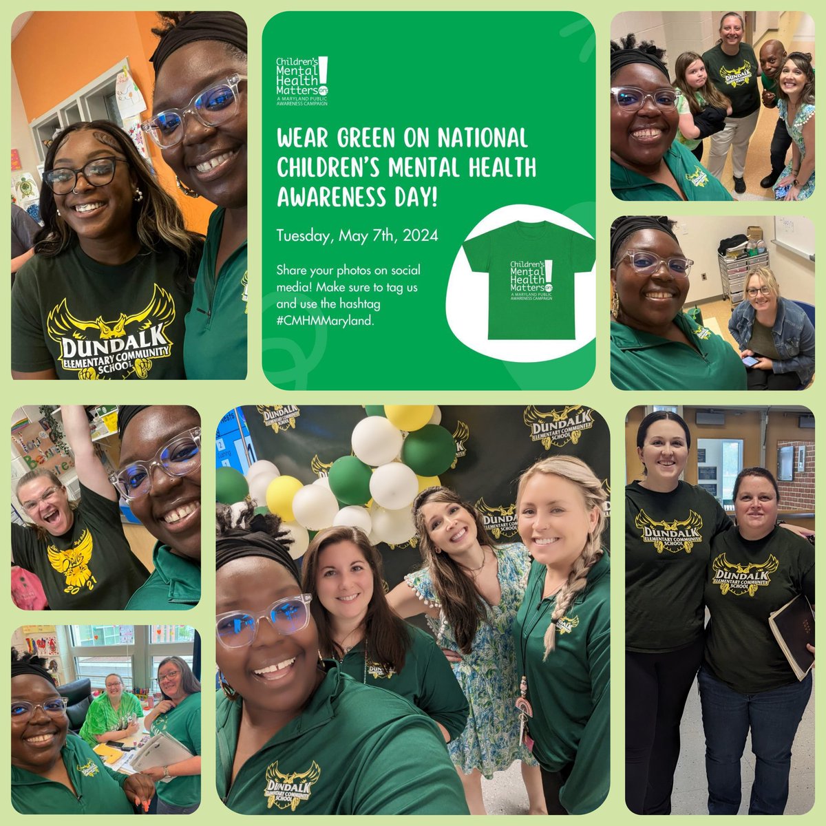 Ashley Hoff (@mertensash) on Twitter photo Wearing our GREEN in support of Children's Mental Heath <a href="/TeamDundalkES/">TeamDundalkES</a>! 💚Your Mental Heath Matters and YOU ALWAYS Matter! #CMHMMaryland <a href="/Beautif41402292/">Marissa Hayes</a> <a href="/mrs_pickron/">Stephanie Pickron</a> <a href="/megs1505/">Megan Tarantola</a> Wearing our GREEN in support of Children's Mental Heath <a href="/TeamDundalkES/">TeamDundalkES</a>! 💚Your Mental Heath Matters and YOU ALWAYS Matter! #CMHMMaryland <a href="/Beautif41402292/">Marissa Hayes</a> <a href="/mrs_pickron/">Stephanie Pickron</a> <a href="/megs1505/">Megan Tarantola</a>