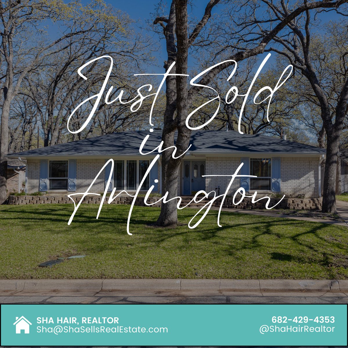 Just Sold in Arlington!🎉
Looking to sell your home?  
Contact me and we can talk about your options!
📲682-429-4353

#justsold #justsoldit #sellersagent #dfwrealtor #texasrealtor #shahairrealtor #shasellsrealestate