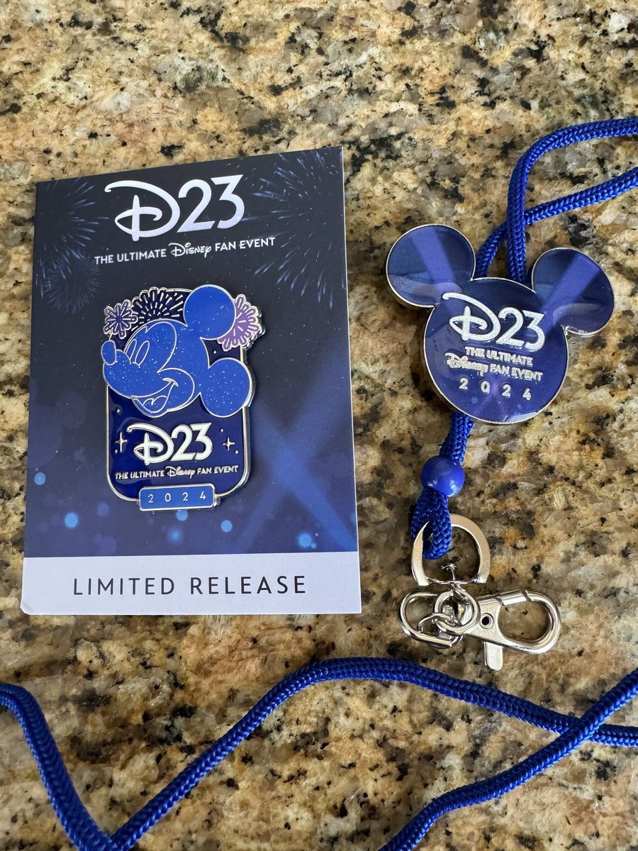📭📦 Got my D23 Expo pin & lanyard! Only 3 more months to go!
.
#Disney #D23 #D23Expo #ComicCon #DisneyPins #DisneyPinTrading #Collectibles #Pin #DisTrackers