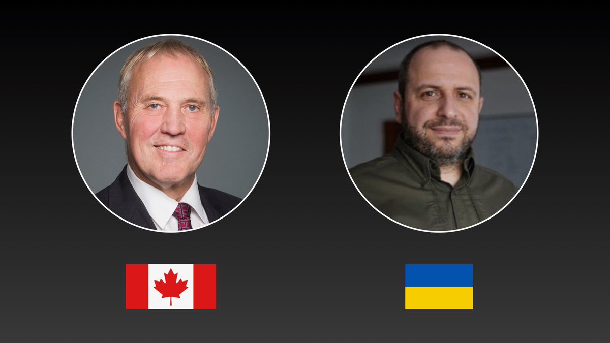 Today, I spoke with Ukraine’s Defence Minister @Rustem_Umerov. For the first time, Canada is contributing directly to the production of drones in Ukraine – and as part of the Armour, Air Force and Drone coalitions, we’re committed to assisting Ukraine for the long term. 🇨🇦🇺🇦