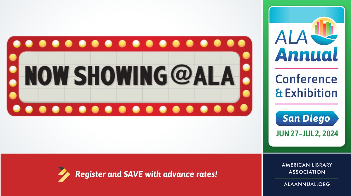Discover a mix of films, shorts, and documentaries by both established and emerging filmmakers at the #ALAAC24 Now Showing @ ALA! film program. bit.ly/4dthU8m Register and SAVE with advance rates.
