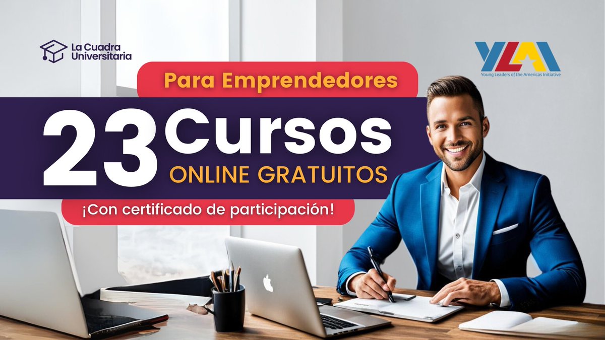 23 Cursos Online Para Emprendedores

Más información en: youtu.be/TmRt9z1kDOw
