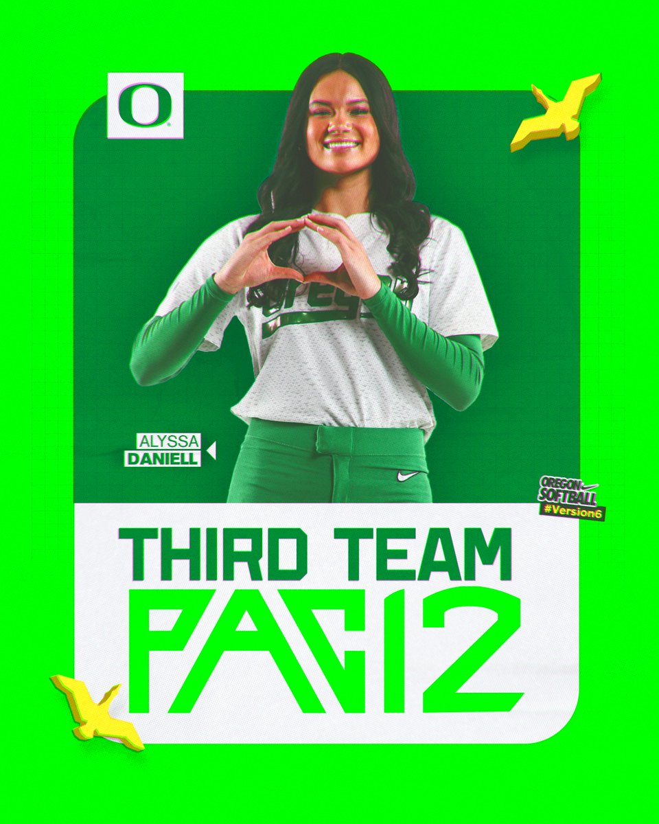 First-time honor for Alyssa Daniell! #GoDucks | #Version6