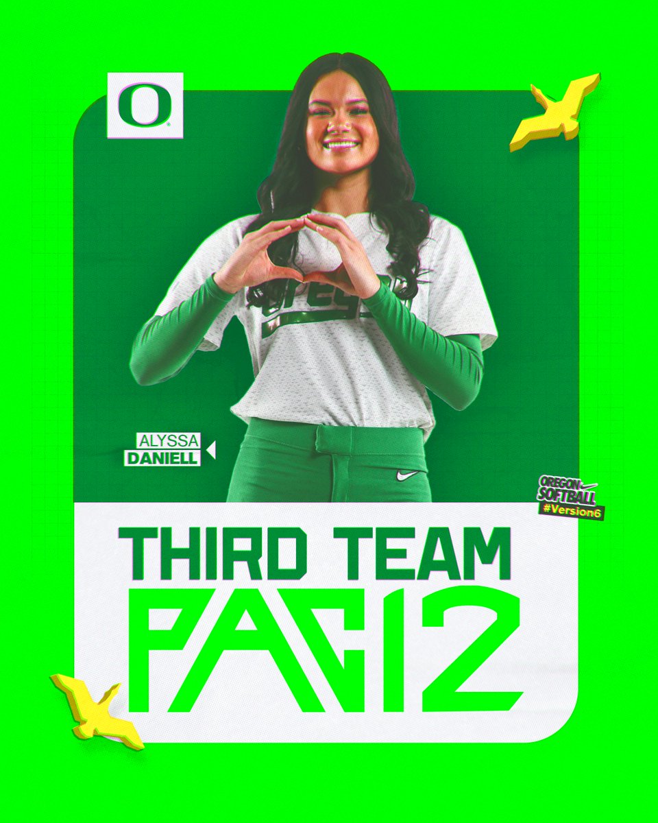 First-time honor for Alyssa Daniell!

#GoDucks | #Version6