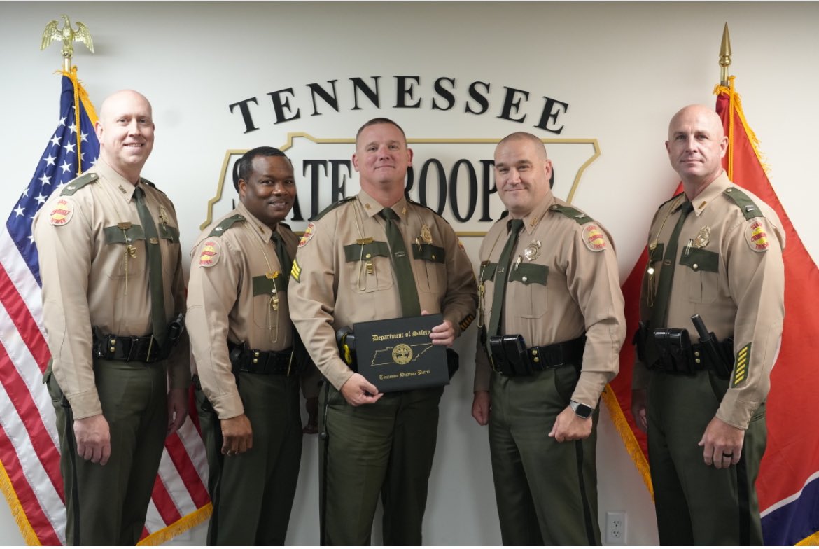 I am proud to announce the promotion of Ben Harrison to Sergeant. He will serve as Sergeant over the @THPChattanooga District operations in Rhea County. Congratulations!