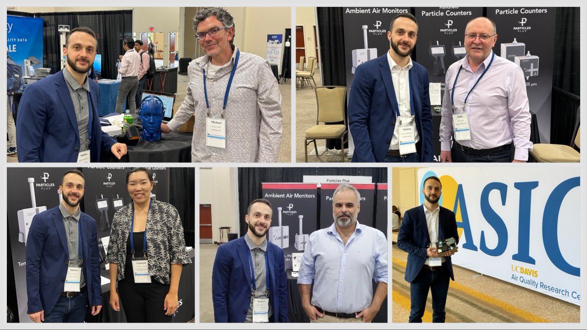 SFotonium's tweet image. I really enjoyed seeing and talking to you about air quality sensor technology, R language, and more at ASIC 2024. I don’t have a picture of everyone, but here is a small collage. Hasta la vista!

#ASIC2024 #airquality #airpollution