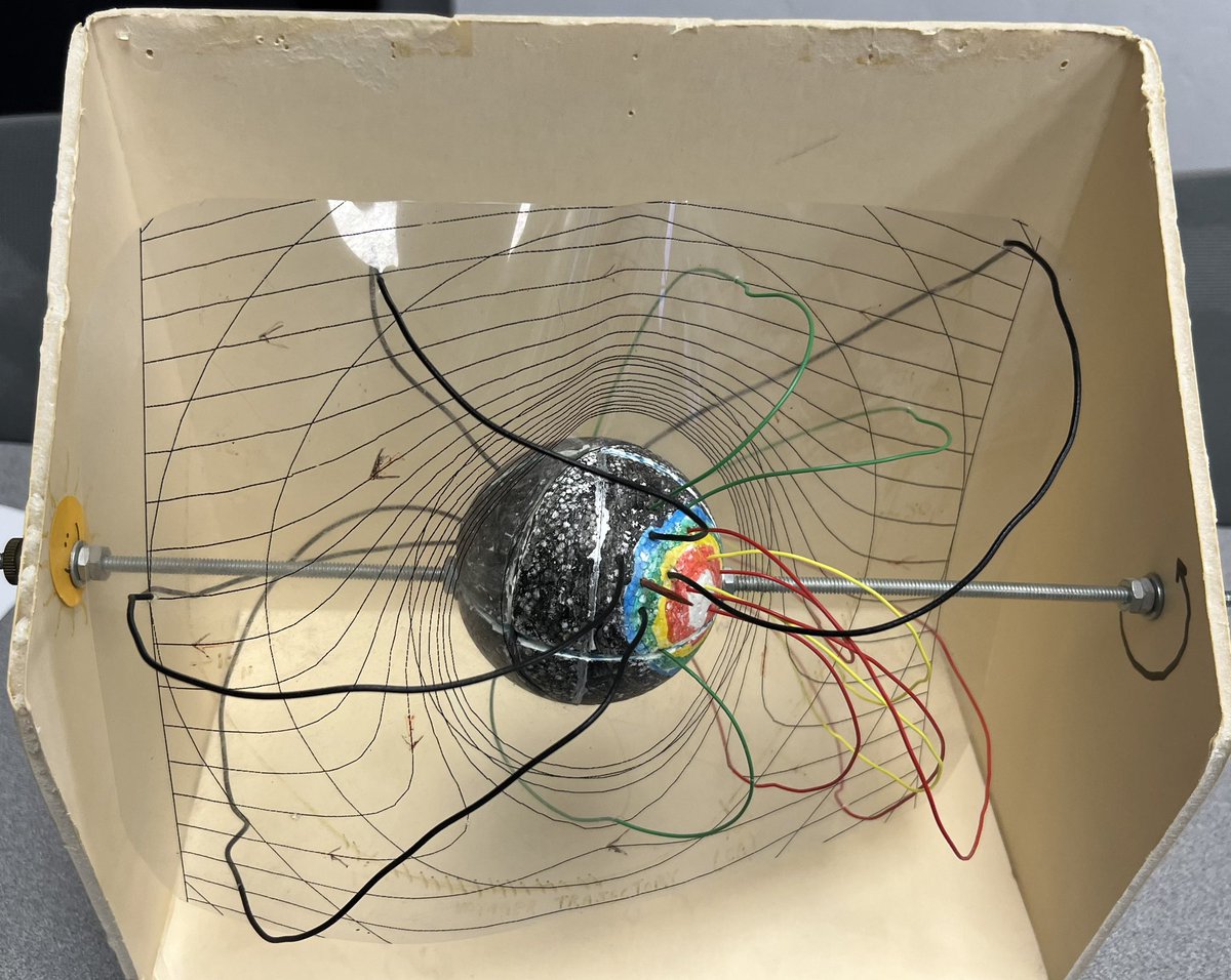 astromarkmarley's tweet image. In a meeting, “we need a computer 3D visualization of Uranus’ magnetic field and rotation”. Old timer: “we have this left over from Voyager”.