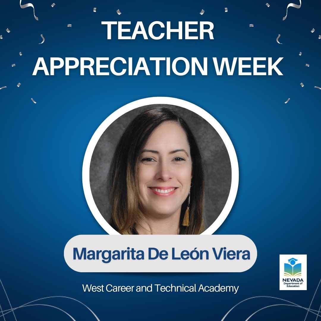 #TeacherAppreciationWeek HIGHLIGHT: Margarita De León Viera is a Spanish teacher at @WestCareerTech. 'What I value is that I‘m able to give my students opportunities to showcase and apply their skills. Their success is my success and watching them grow truly brings me joy.'