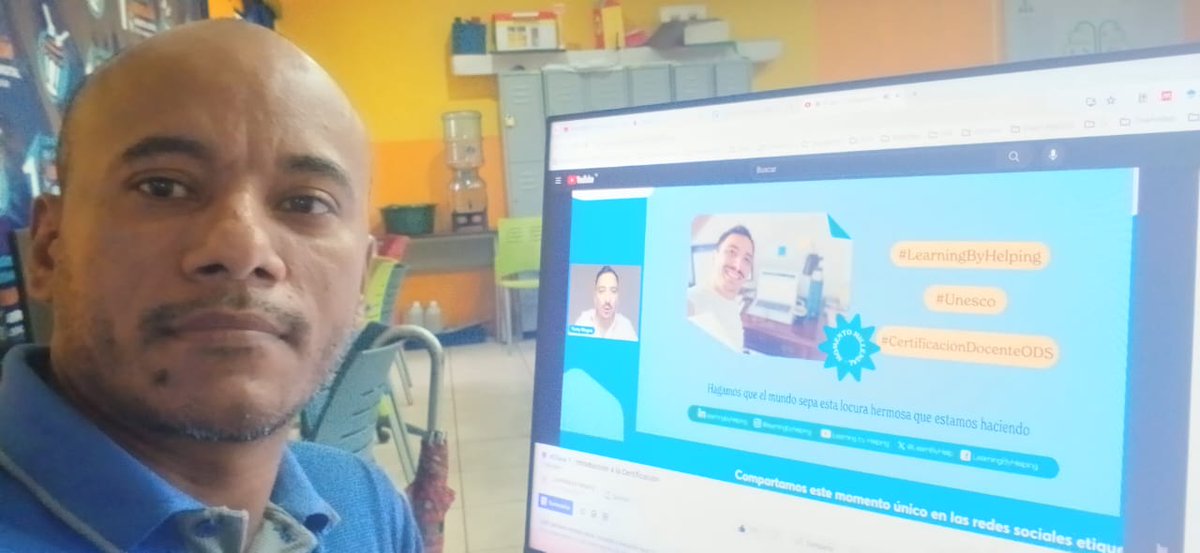 mendozajfco's tweet image. Arrancando con mucho emoción el curso en Certificación Docente en Innovación Social para el Desarrollo Sostenible con @LearnByHelping y @UNESCO_es 
#LearningByHelping #UNESCO #CertificaciónDocenteODS