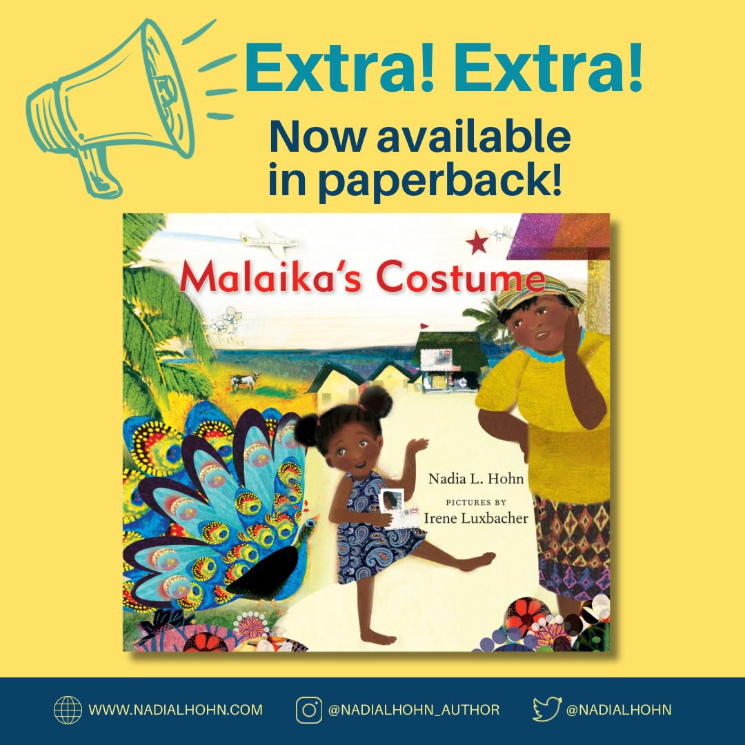 EXTRA! EXTRA! As of today May 7, 2024, #MalaikasCostume is once again available in paperback, published by #GroundwoodBooks. Purchase your copy from your favourite independent bookstore or online book retailer. Enjoy! @ireneluxbacher @groundwoodbooks