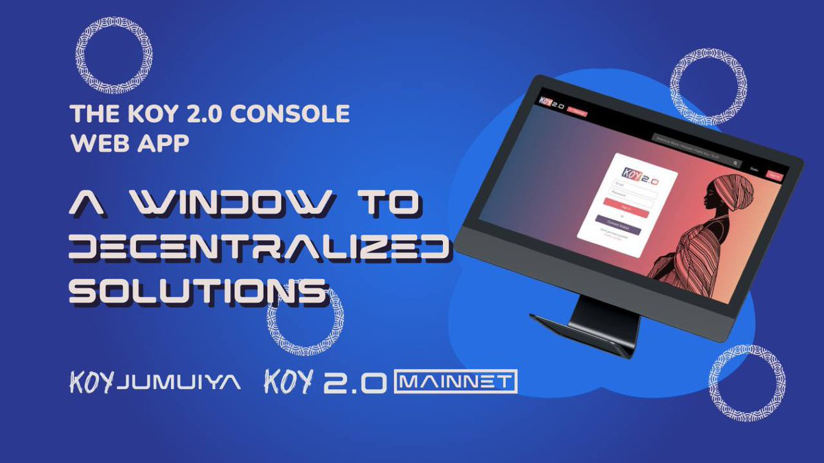 Get ready for an exclusive look at the sleek and intuitive KOY 2.0 Console! This cutting-edge platform is set to revolutionize the way you interact with decentralized applications. Let's dive into what's in store.🧵👇
#KOYv2 #KOYJumuiyaDAO #KOYJumuiya $KOYN